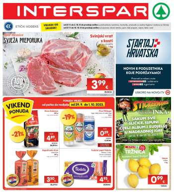 INTERSPAR katalog - 27.09.2023. - 03.10.2023.