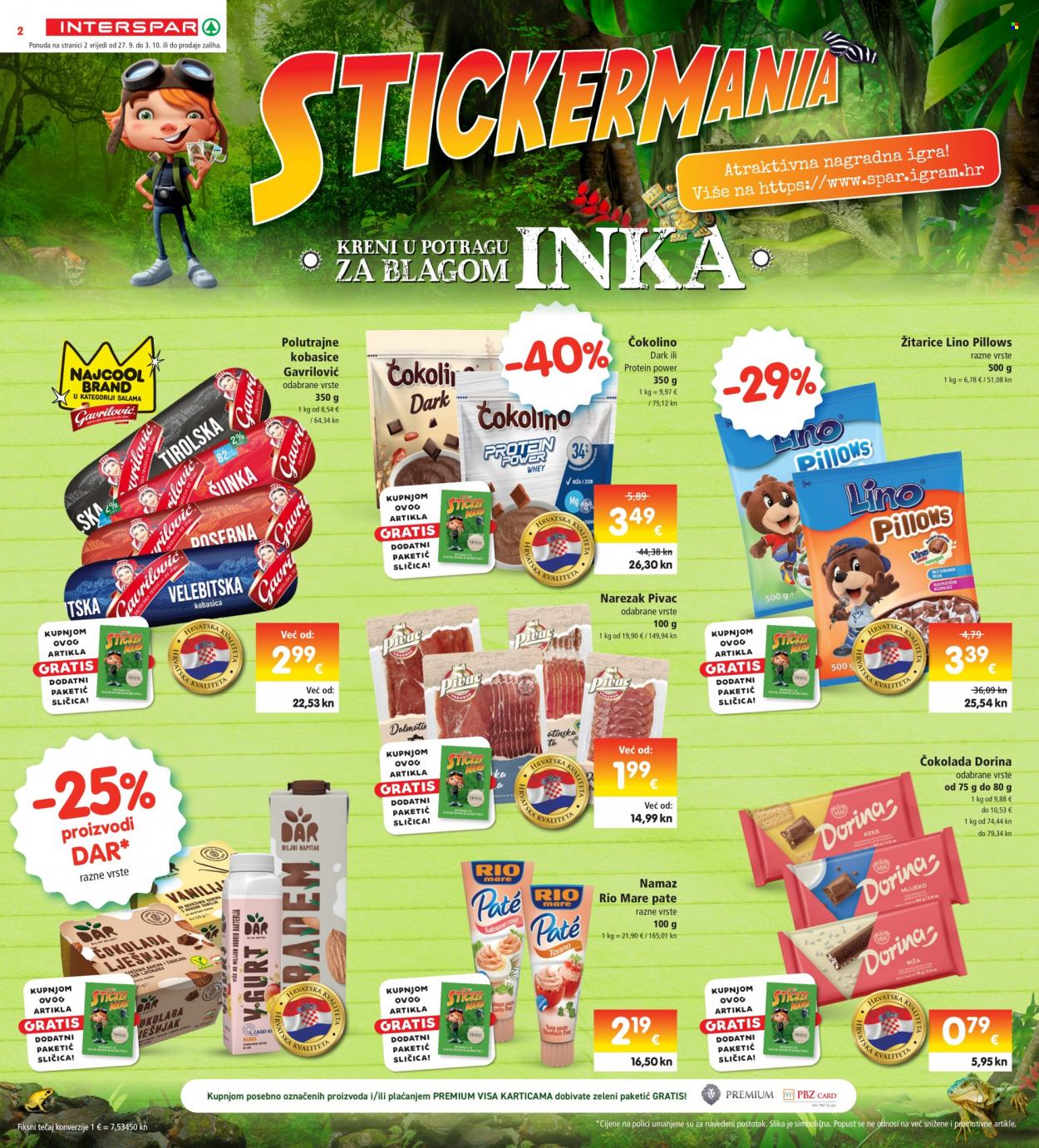 INTERSPAR katalog - 27.09.2023. - 03.10.2023. Stranica 2