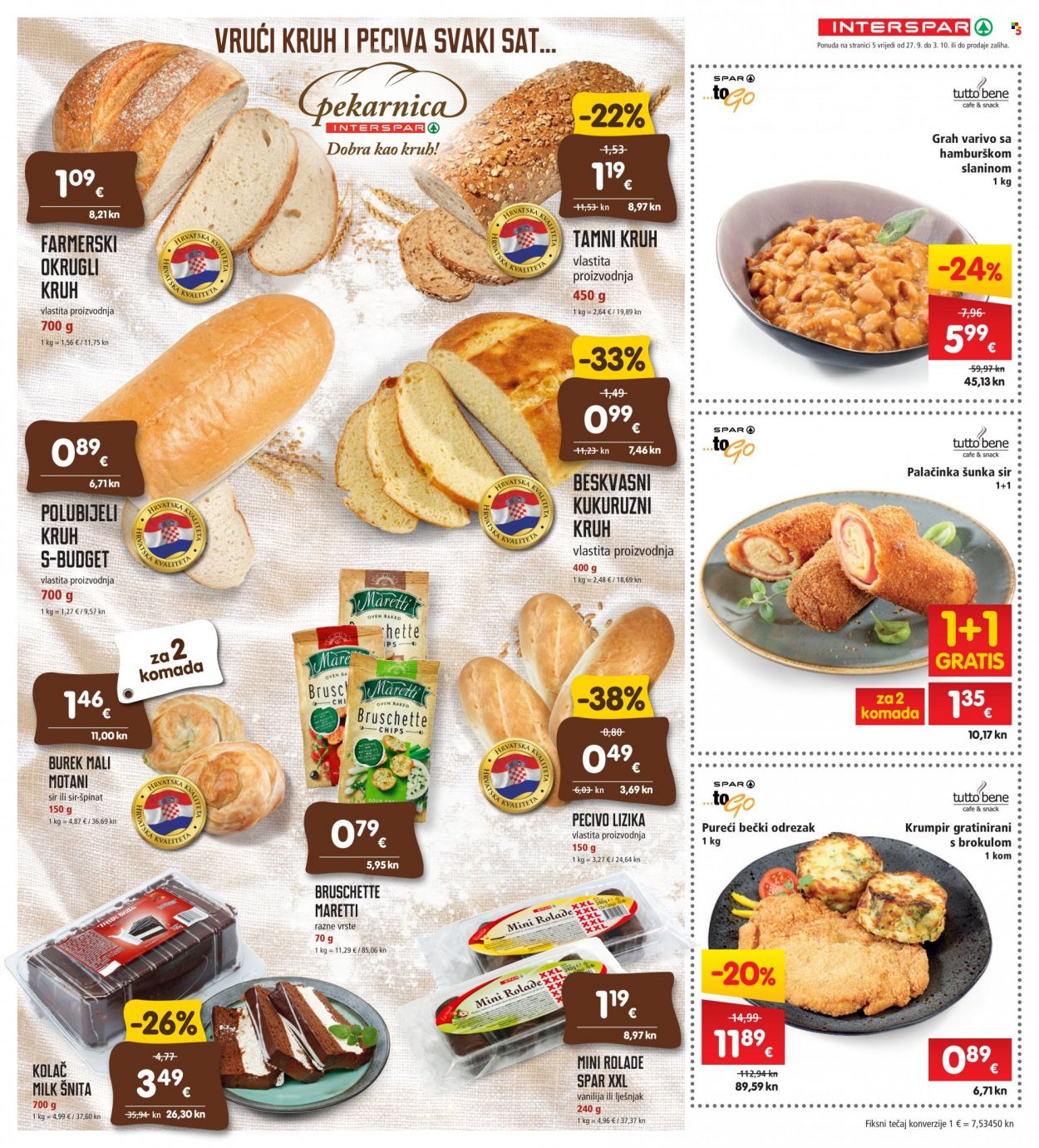 INTERSPAR katalog - 27.09.2023. - 03.10.2023. Stranica 5