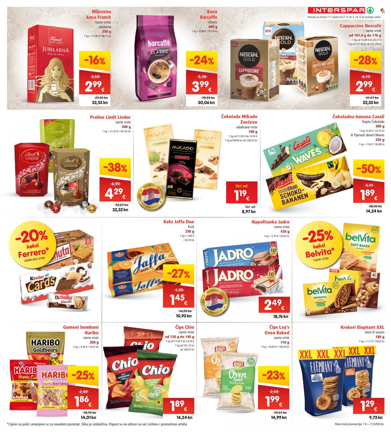 INTERSPAR katalog - 27.09.2023. - 03.10.2023. Stranica 11