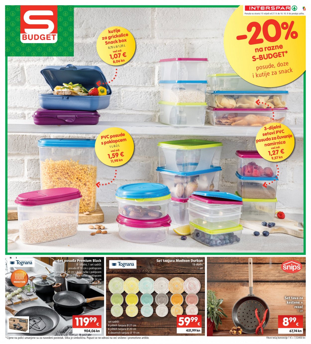 INTERSPAR katalog - 27.09.2023. - 03.10.2023. Stranica 15