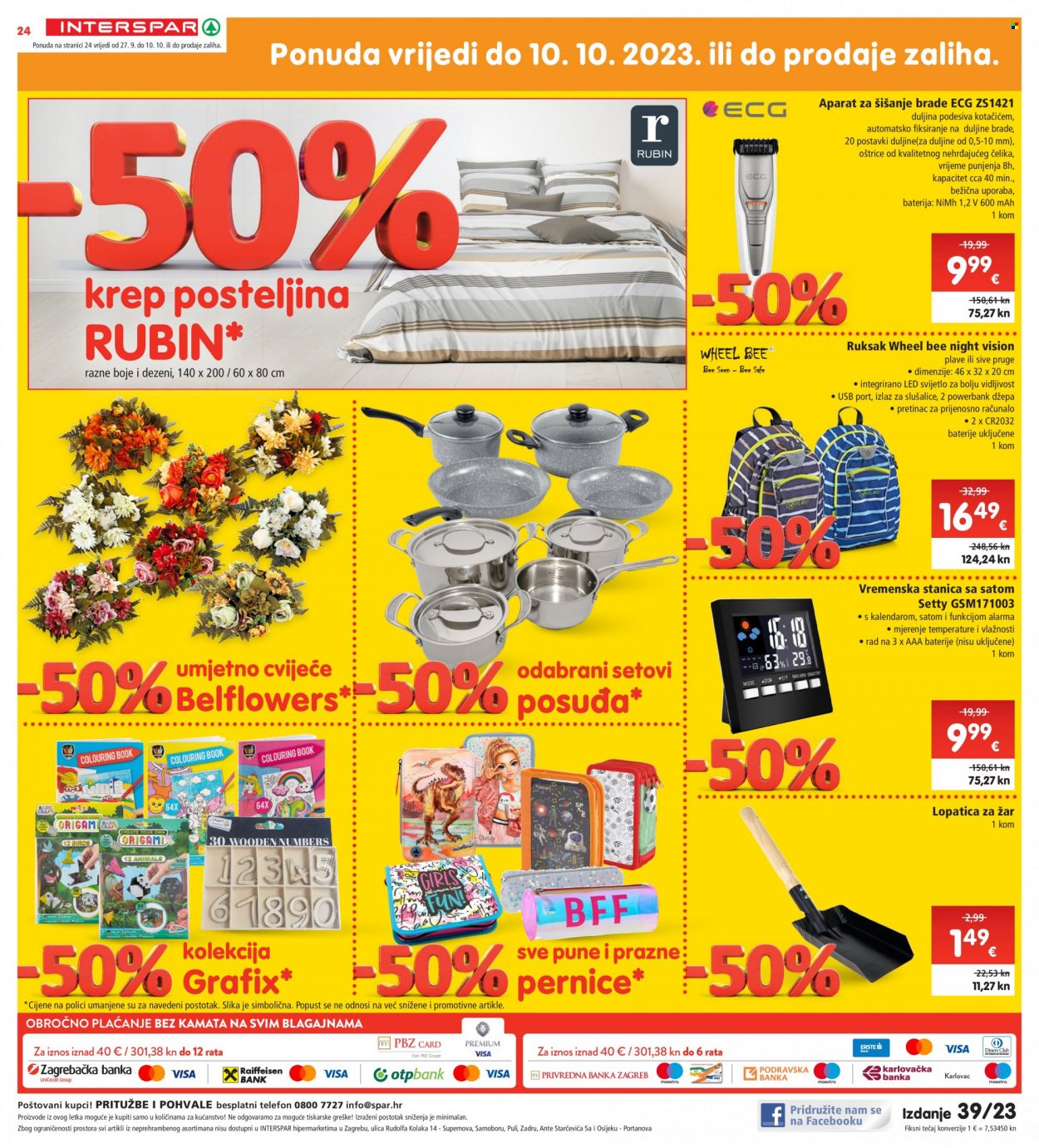 INTERSPAR katalog - 27.09.2023. - 03.10.2023. Stranica 24