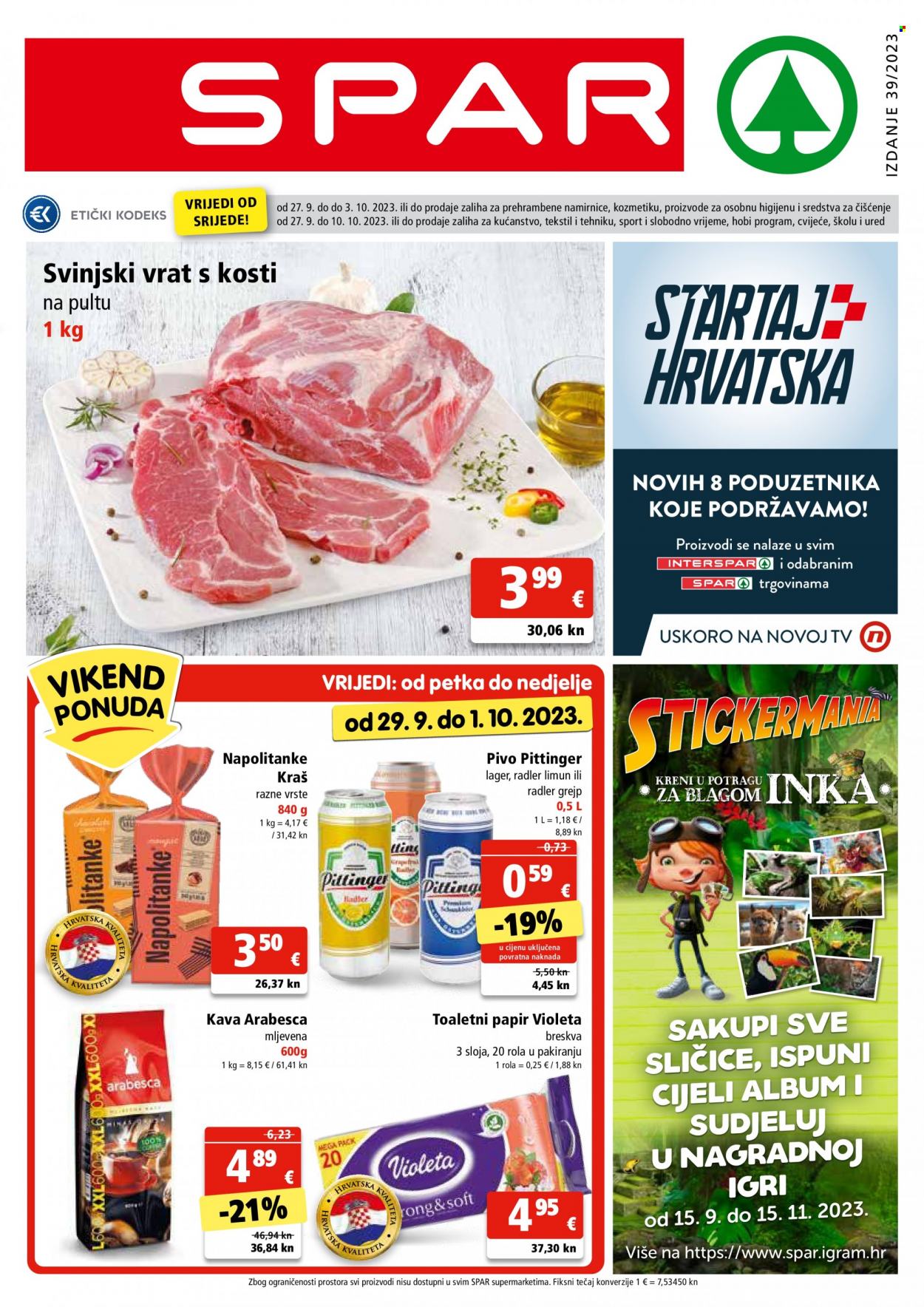 SPAR katalog - 27.09.2023. - 03.10.2023. Stranica 1