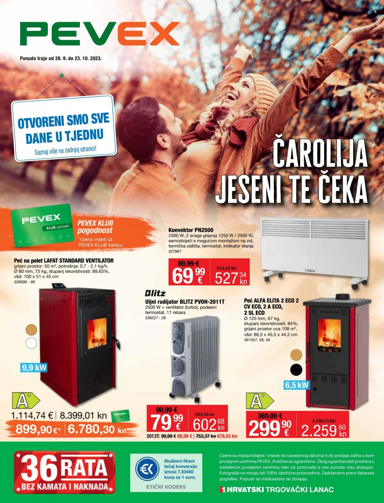 Pevex katalog - 28.09.2023. - 23.10.2023. Stranica 1