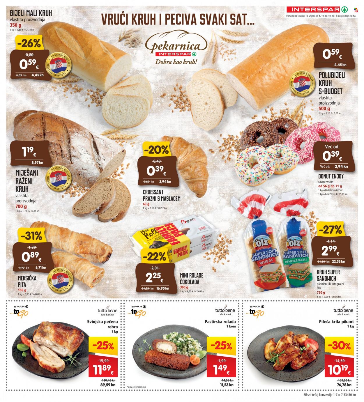 INTERSPAR katalog - 04.10.2023. - 10.10.2023. Stranica 13