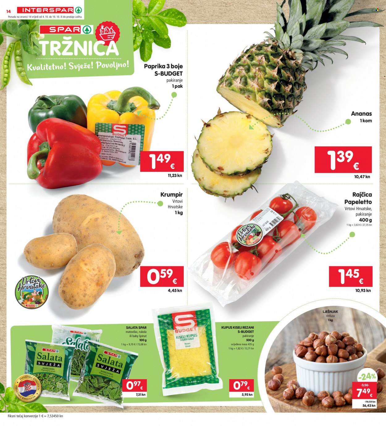 INTERSPAR katalog - 04.10.2023. - 10.10.2023. Stranica 14