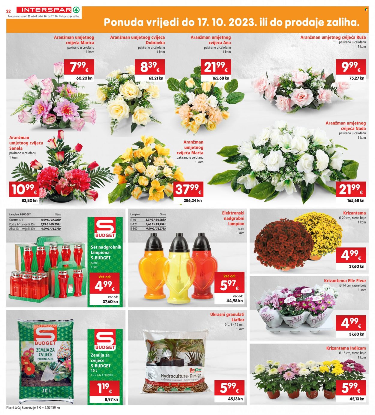 INTERSPAR katalog - 04.10.2023. - 10.10.2023. Stranica 22