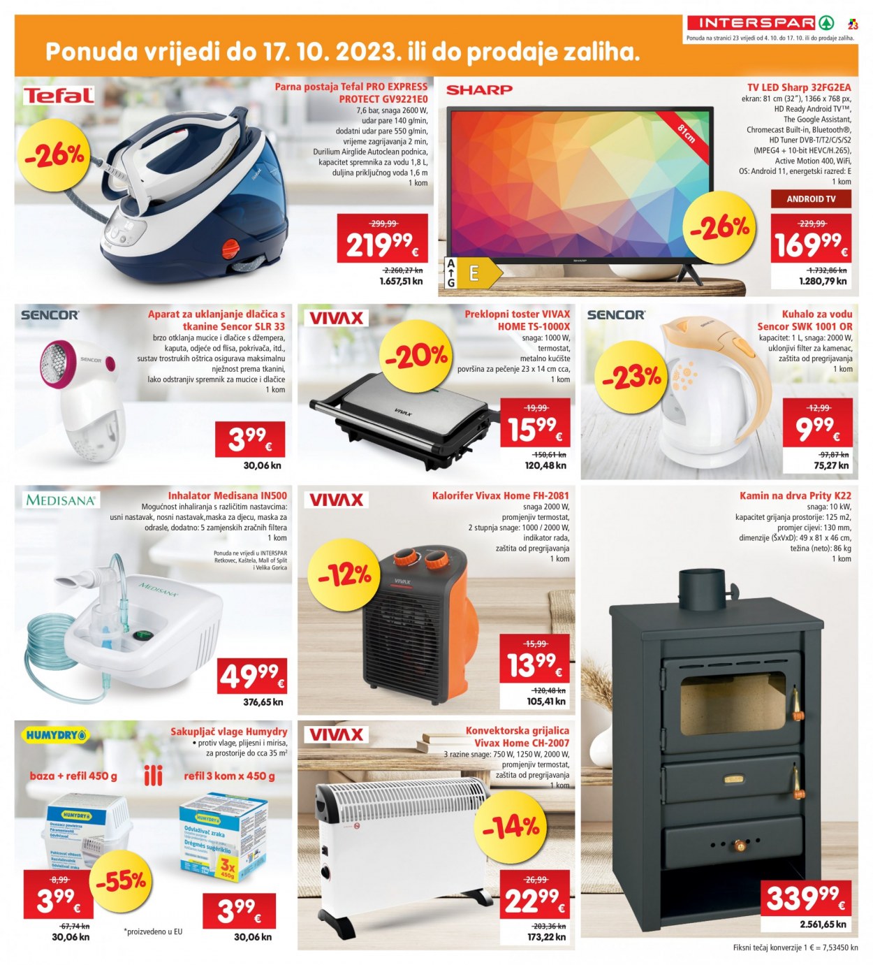 INTERSPAR katalog - 04.10.2023. - 10.10.2023. Stranica 23