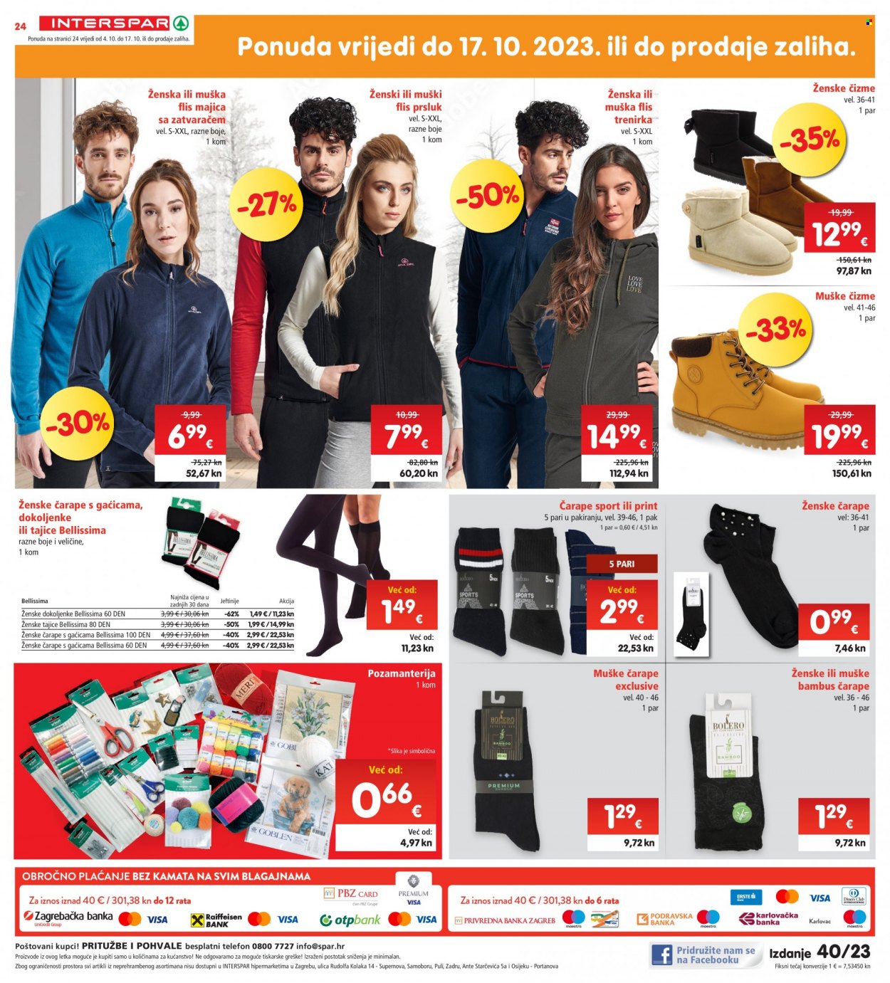 INTERSPAR katalog - 04.10.2023. - 10.10.2023. Stranica 24