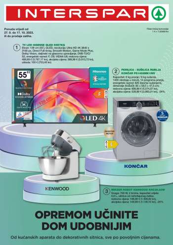 INTERSPAR katalog - 27.09.2023. - 17.10.2023.