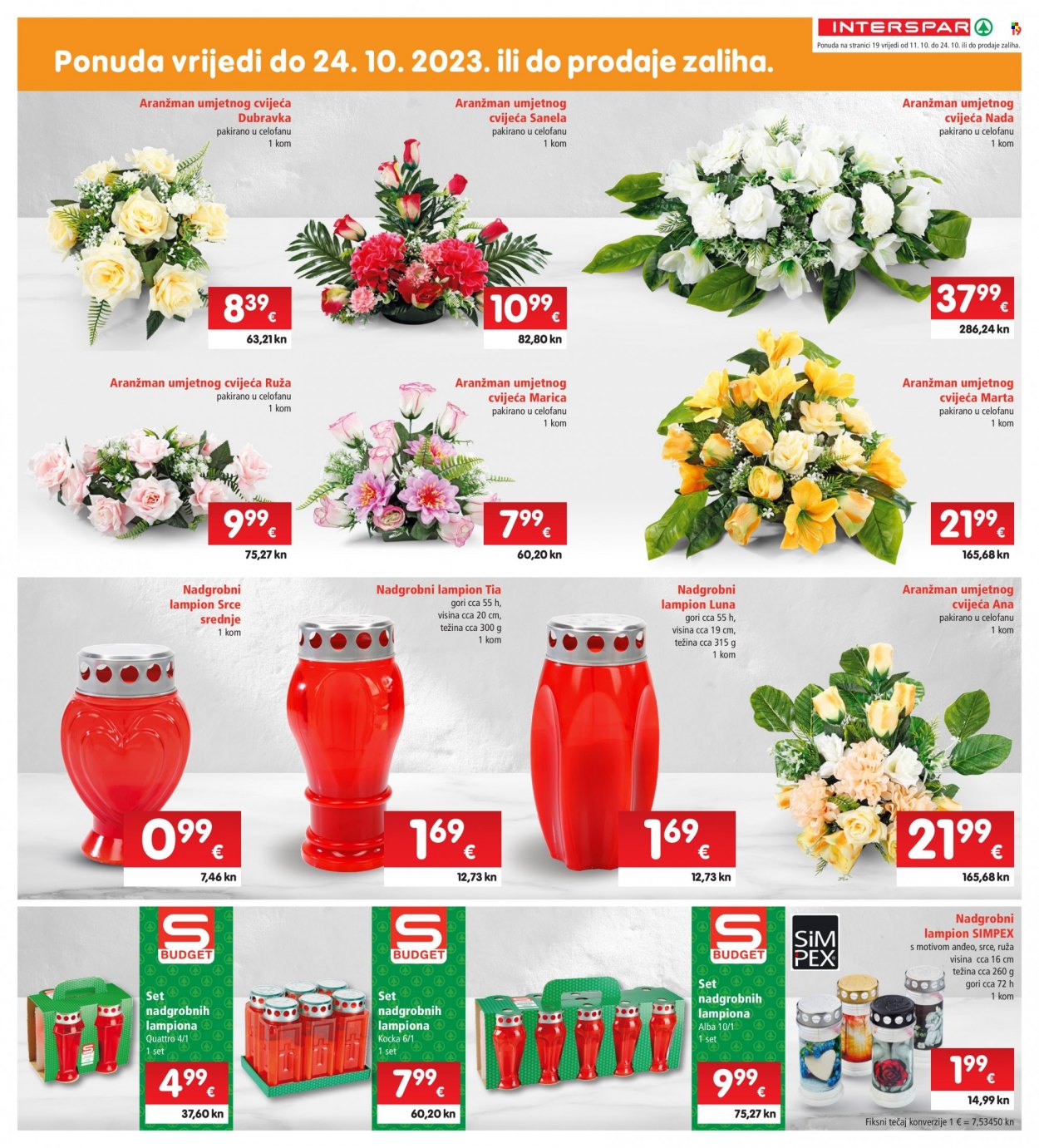 INTERSPAR katalog - 11.10.2023. - 17.10.2023. Stranica 19