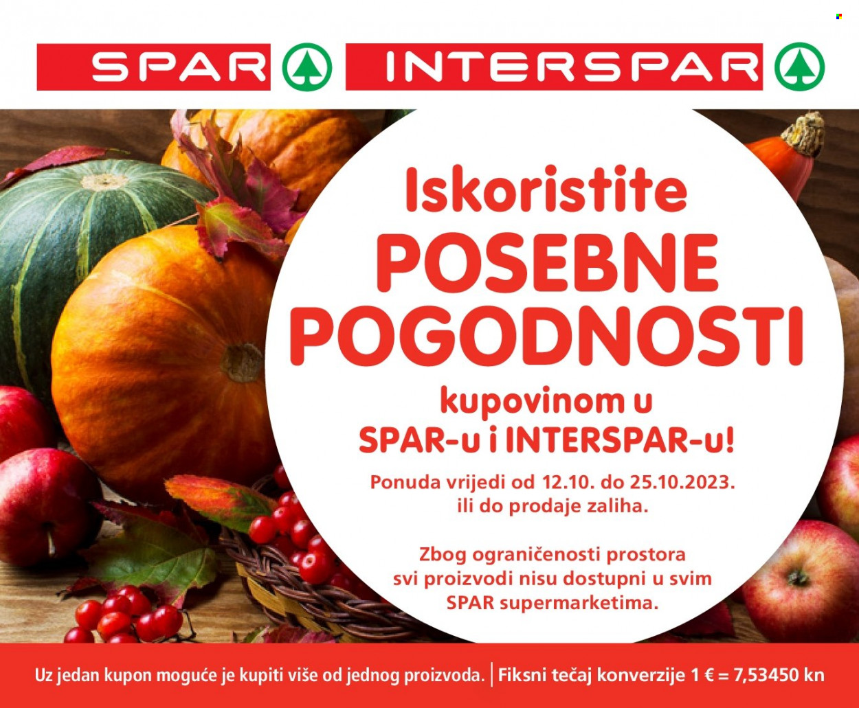 SPAR katalog - 12.10.2023. - 25.10.2023. Stranica 1