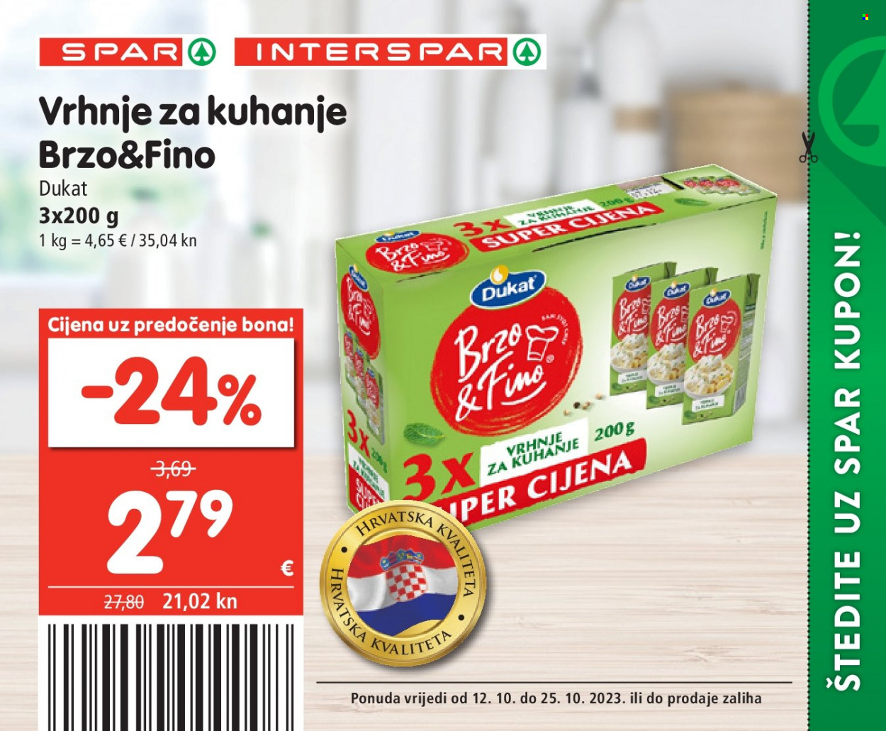 INTERSPAR katalog - 12.10.2023. - 25.10.2023. Stranica 26