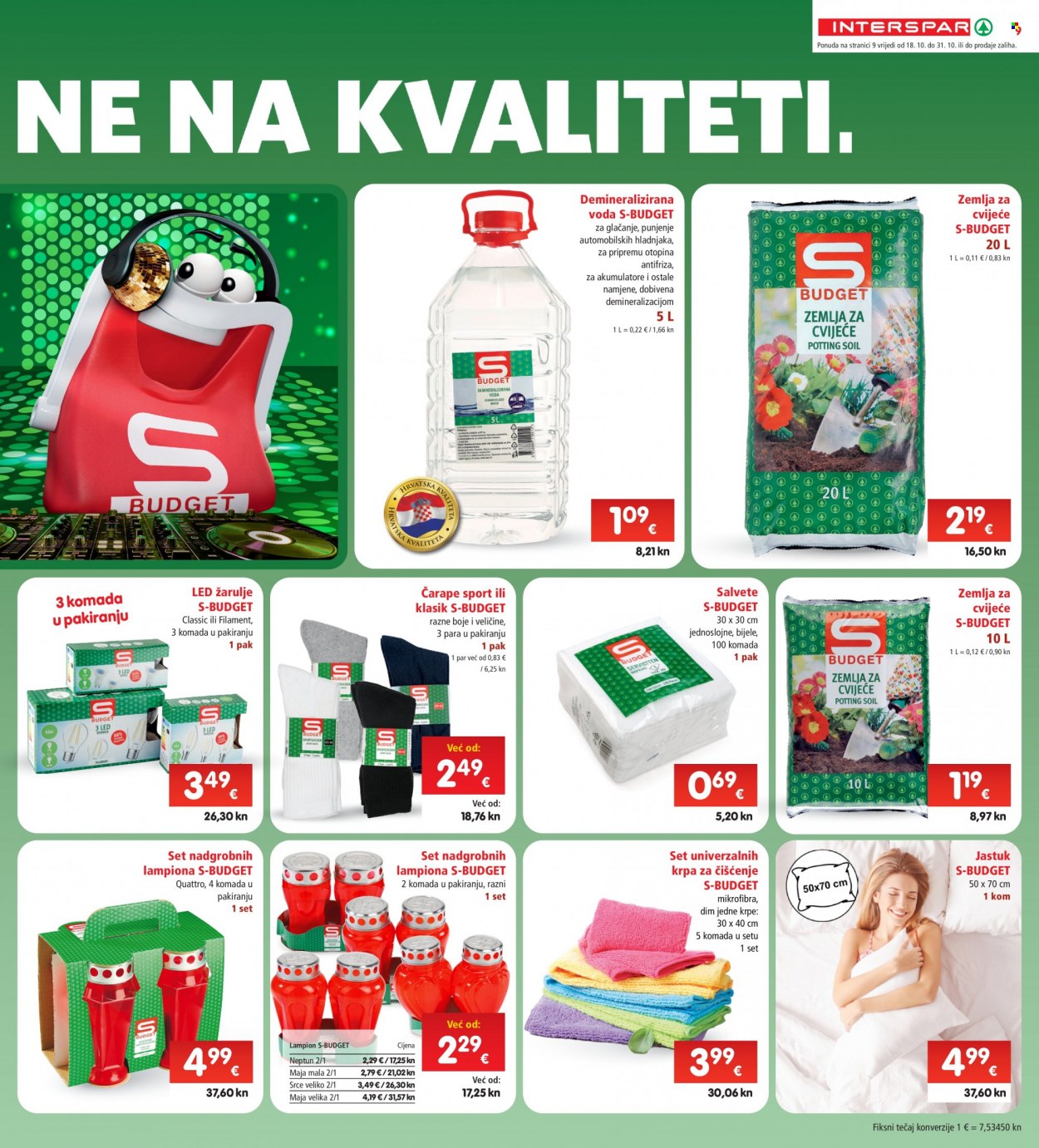 INTERSPAR katalog - 18.10.2023. - 24.10.2023. Stranica 9