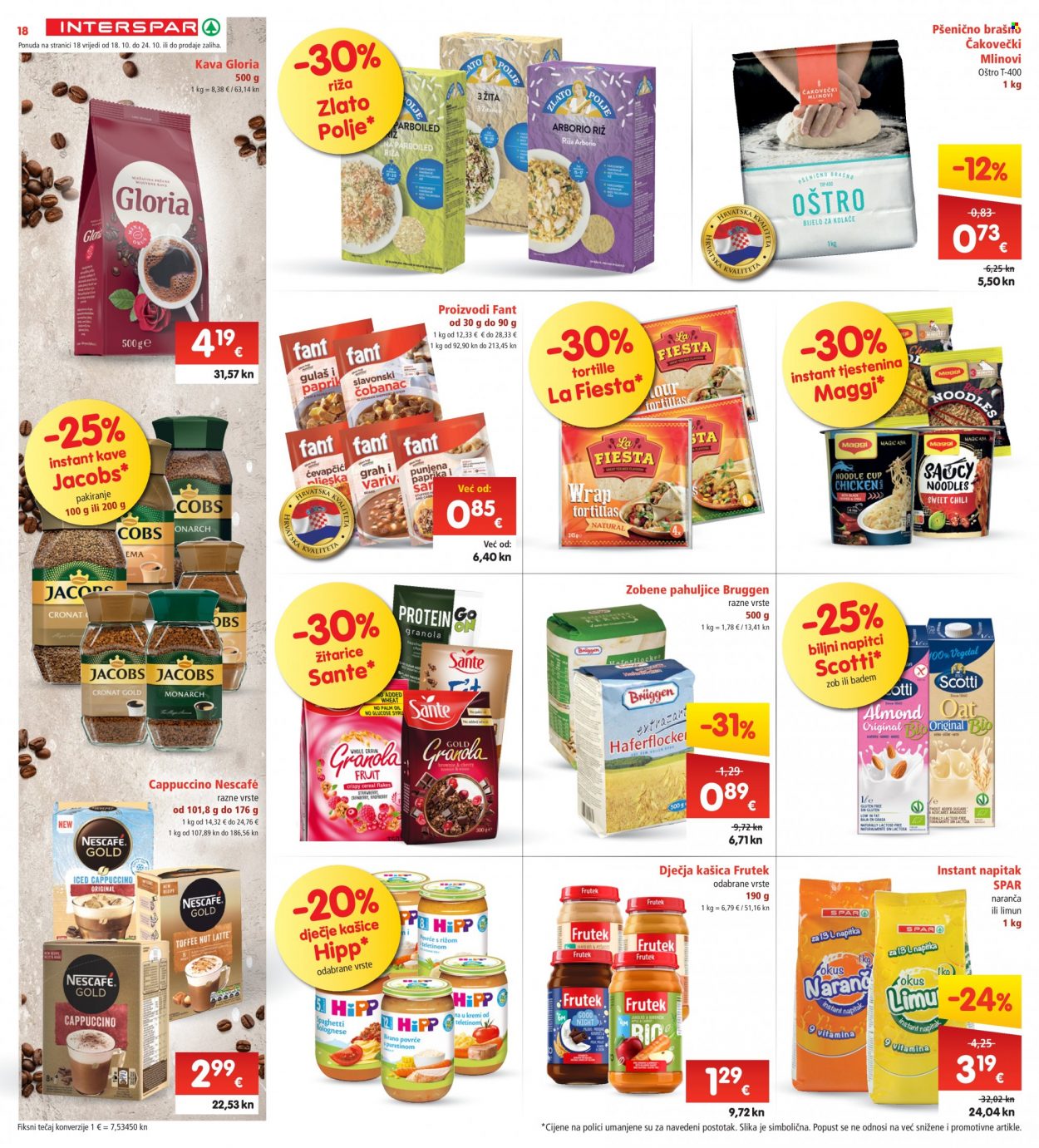 INTERSPAR katalog - 18.10.2023. - 24.10.2023. Stranica 18