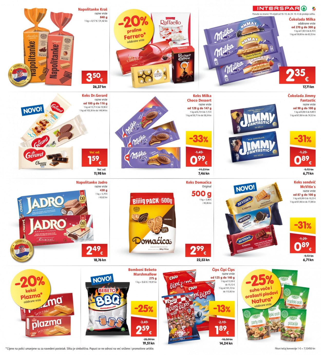 INTERSPAR katalog - 18.10.2023. - 24.10.2023. Stranica 19