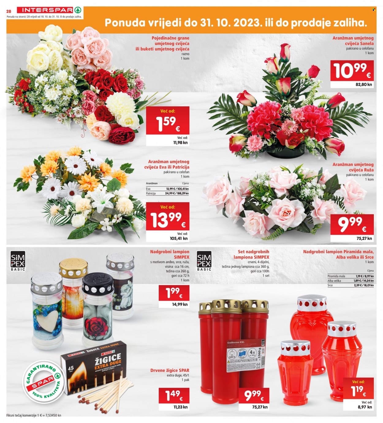 INTERSPAR katalog - 18.10.2023. - 24.10.2023. Stranica 28