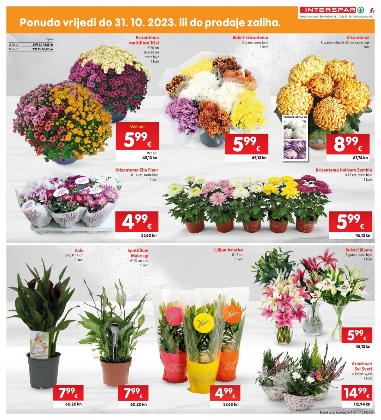 INTERSPAR katalog - 18.10.2023. - 24.10.2023. Stranica 29