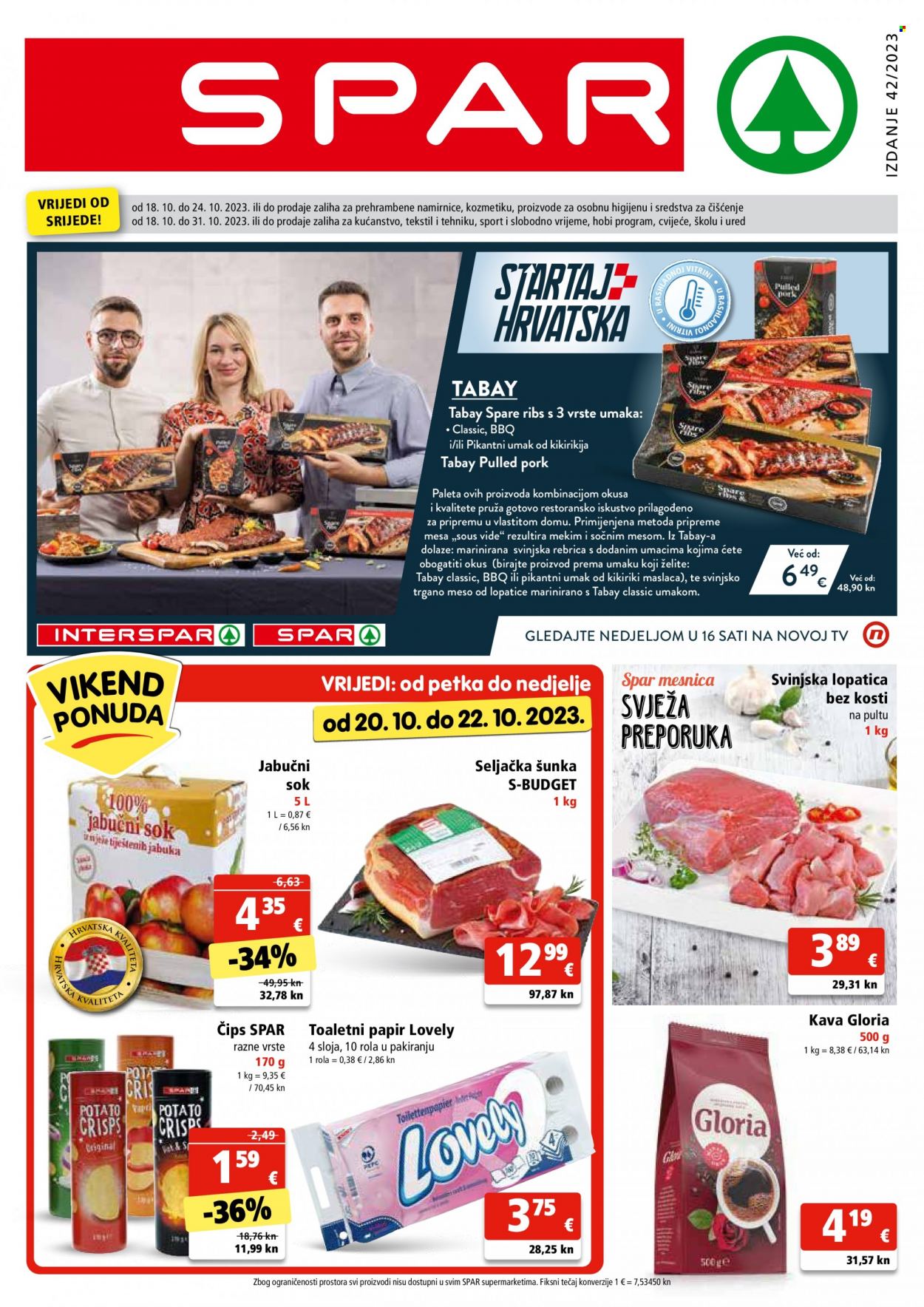 SPAR katalog - 18.10.2023. - 24.10.2023. Stranica 1