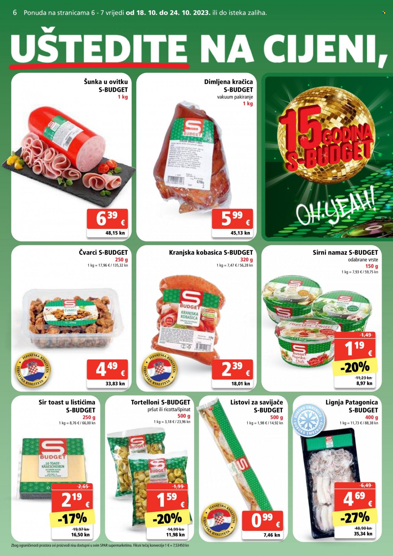 SPAR katalog - 18.10.2023. - 24.10.2023. Stranica 6