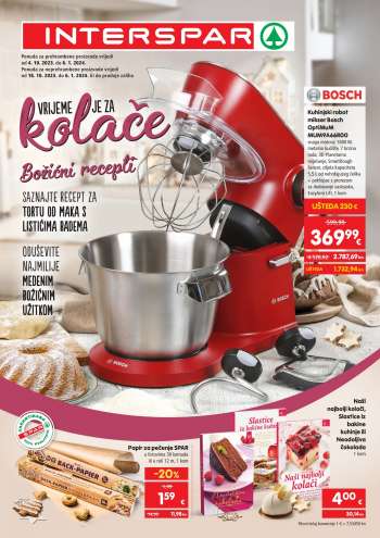 INTERSPAR katalog - 18.10.2023. - 06.01.2024.