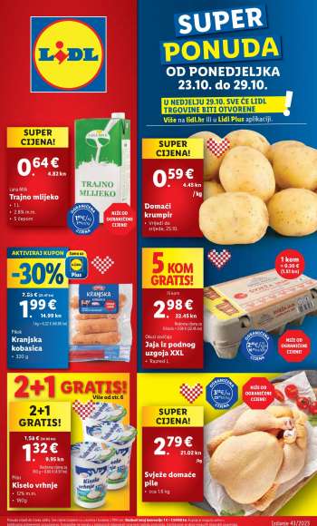 Lidl katalog - 23.10.2023. - 29.10.2023.