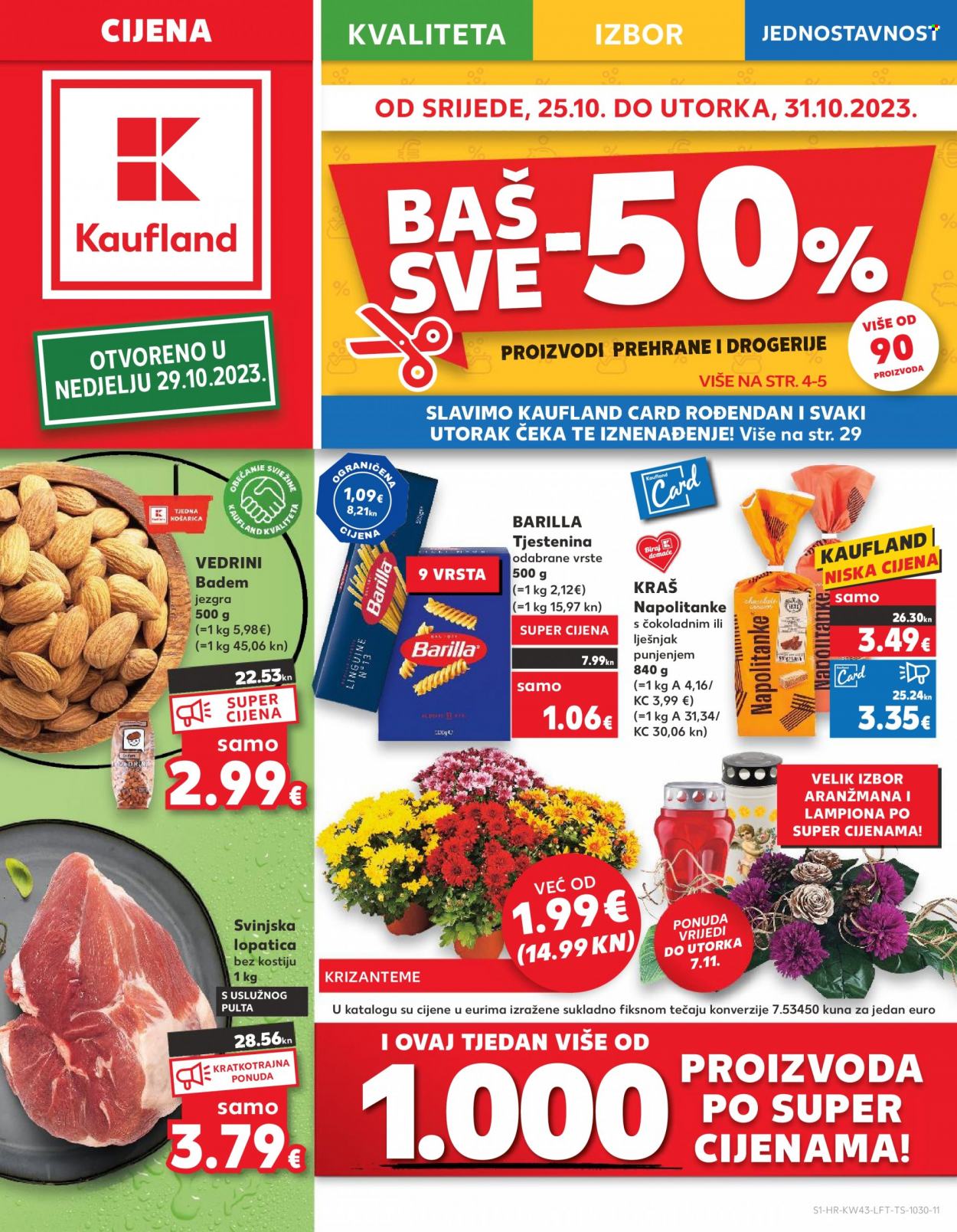 Kaufland katalog - 25.10.2023. - 31.10.2023. Stranica 1