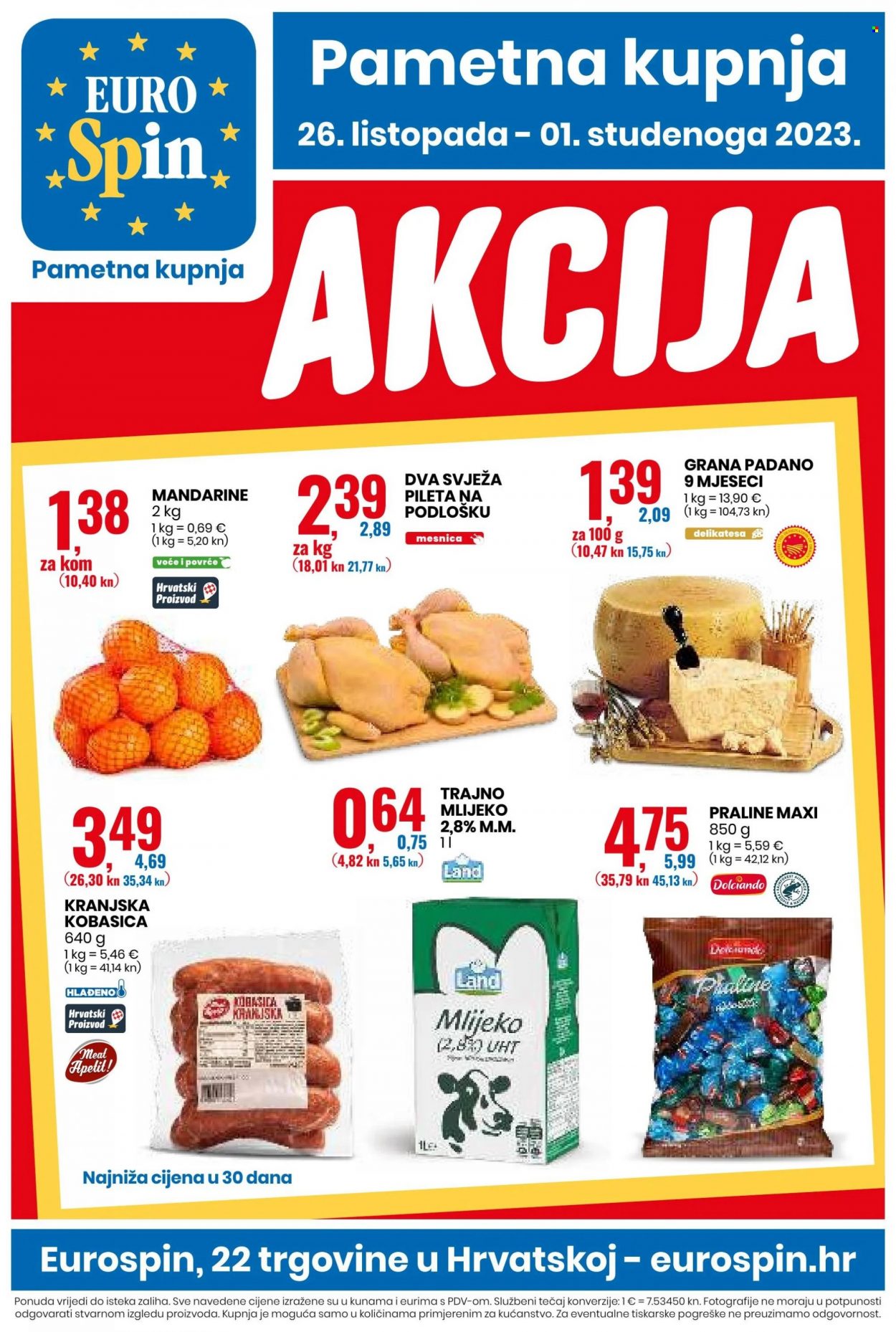 Eurospin katalog - 26.10.2023. - 01.11.2023. Stranica 1