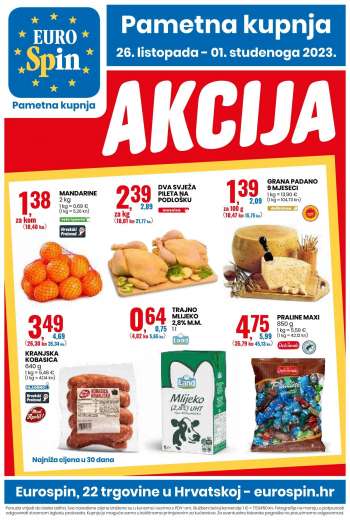 Eurospin katalog - 26.10.2023. - 01.11.2023.