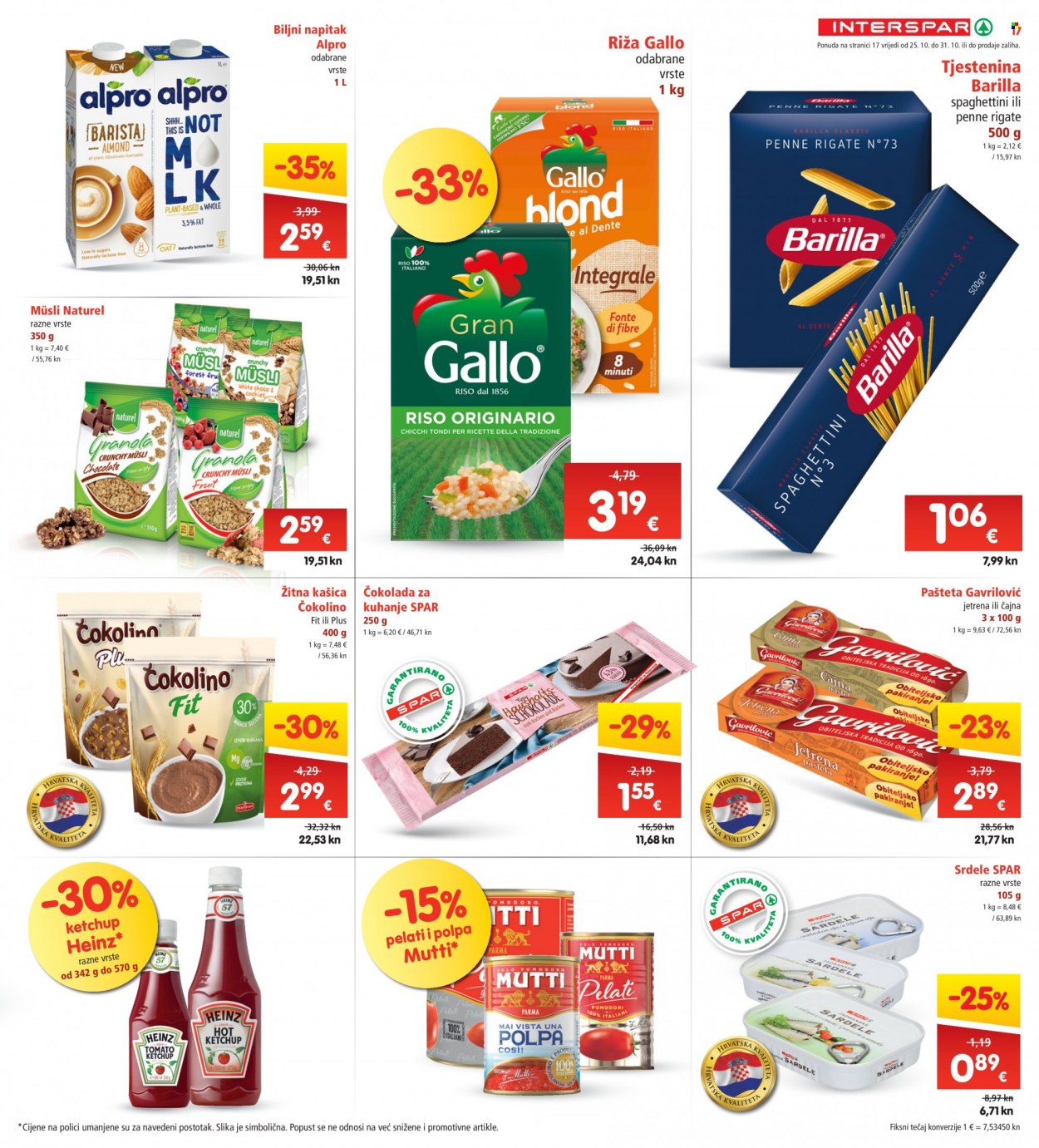 INTERSPAR katalog - 25.10.2023. - 31.10.2023. Stranica 17