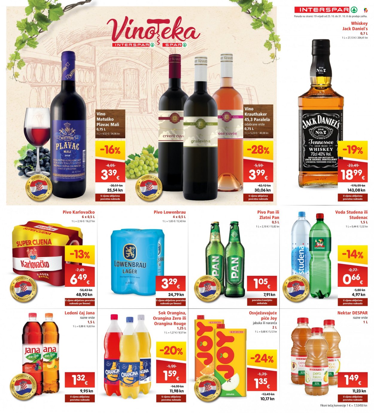 INTERSPAR katalog - 25.10.2023. - 31.10.2023. Stranica 19