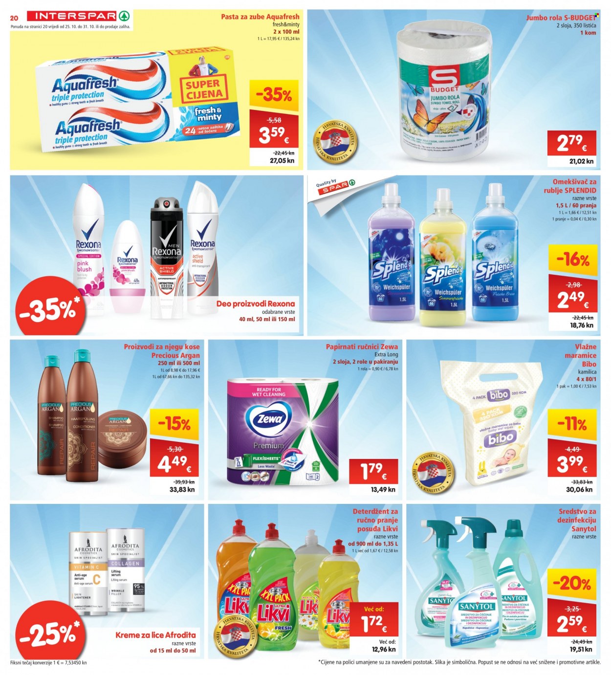 INTERSPAR katalog - 25.10.2023. - 31.10.2023. Stranica 20