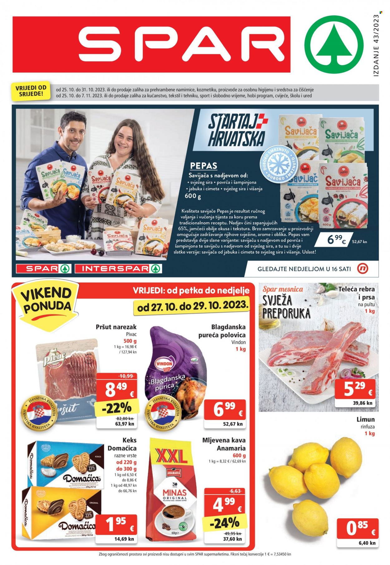 SPAR katalog - 25.10.2023. - 31.10.2023. Stranica 1