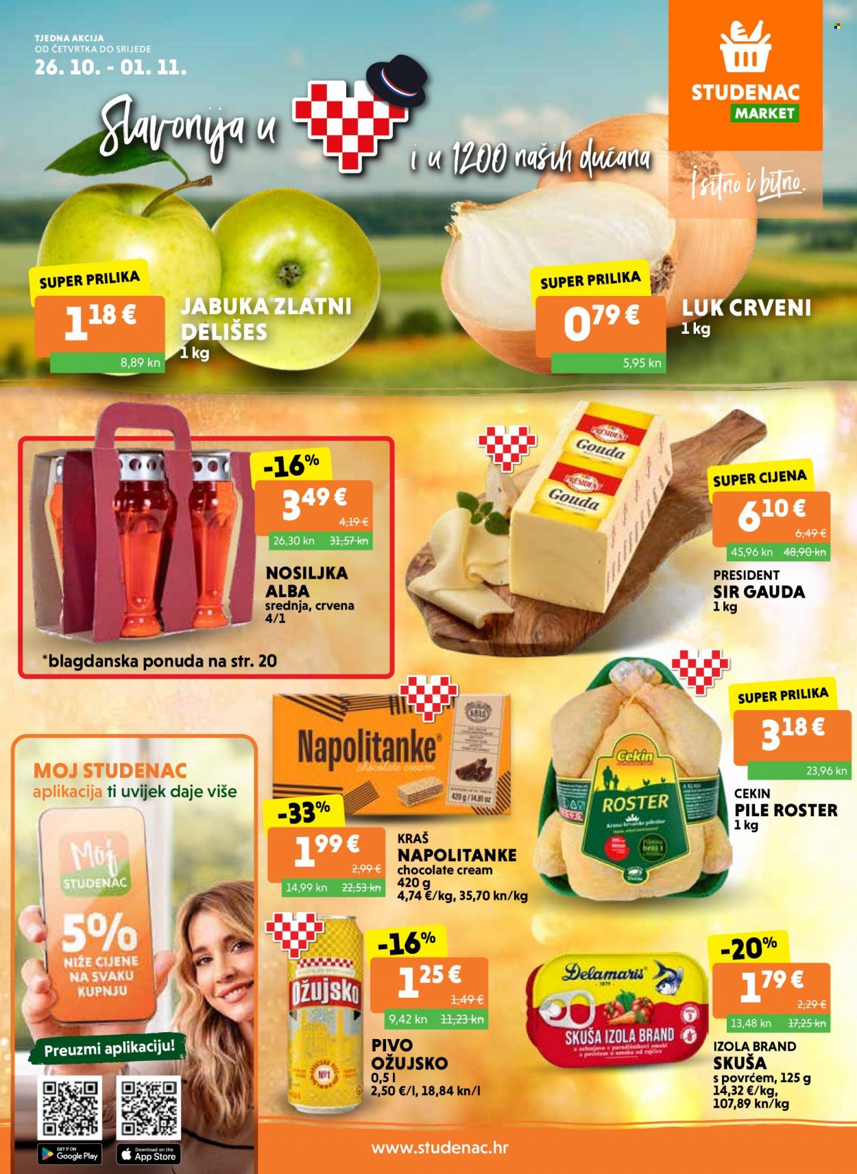 Studenac katalog - 26.10.2023. - 01.11.2023. Stranica 1
