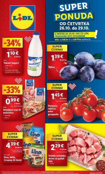 Lidl katalog - 26.10.2023. - 29.10.2023.