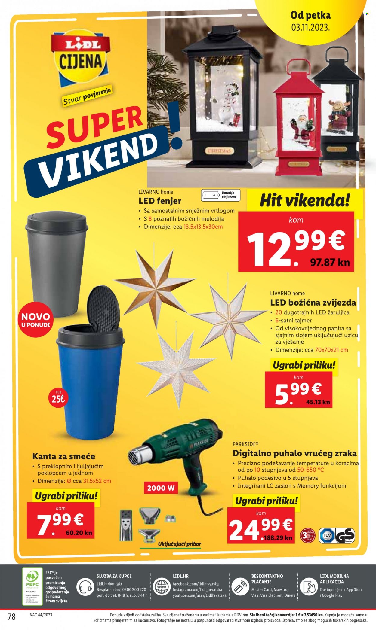 Lidl katalog - 30.10.2023. - 05.11.2023. Stranica 78