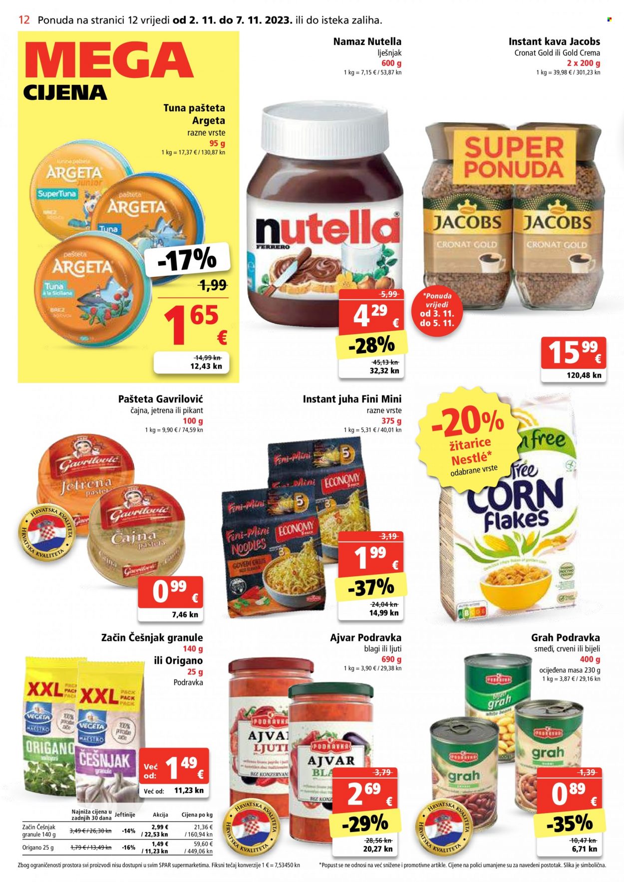SPAR katalog - 02.11.2023. - 07.11.2023. Stranica 12