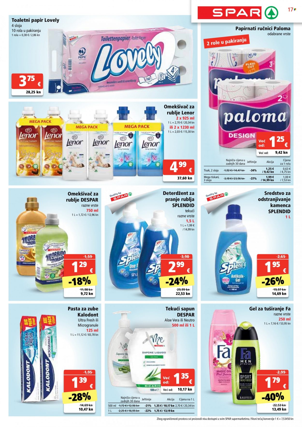 SPAR katalog - 02.11.2023. - 07.11.2023. Stranica 17