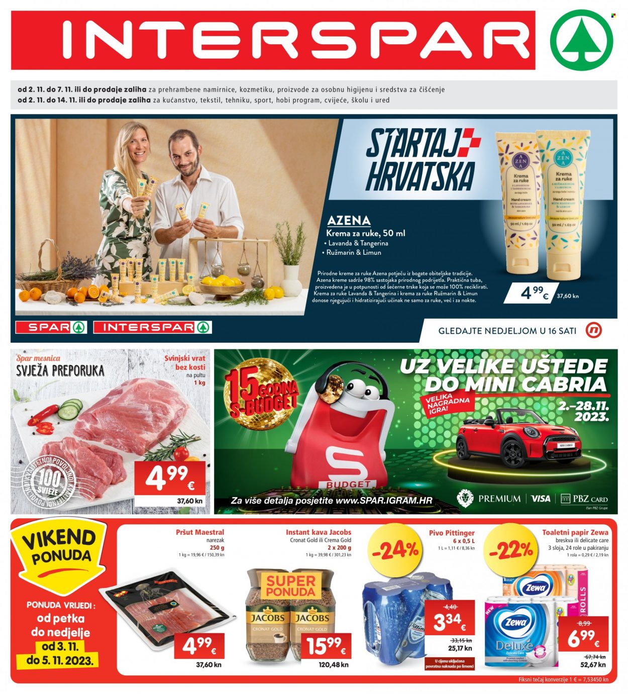 INTERSPAR katalog - 02.11.2023. - 07.11.2023. Stranica 1