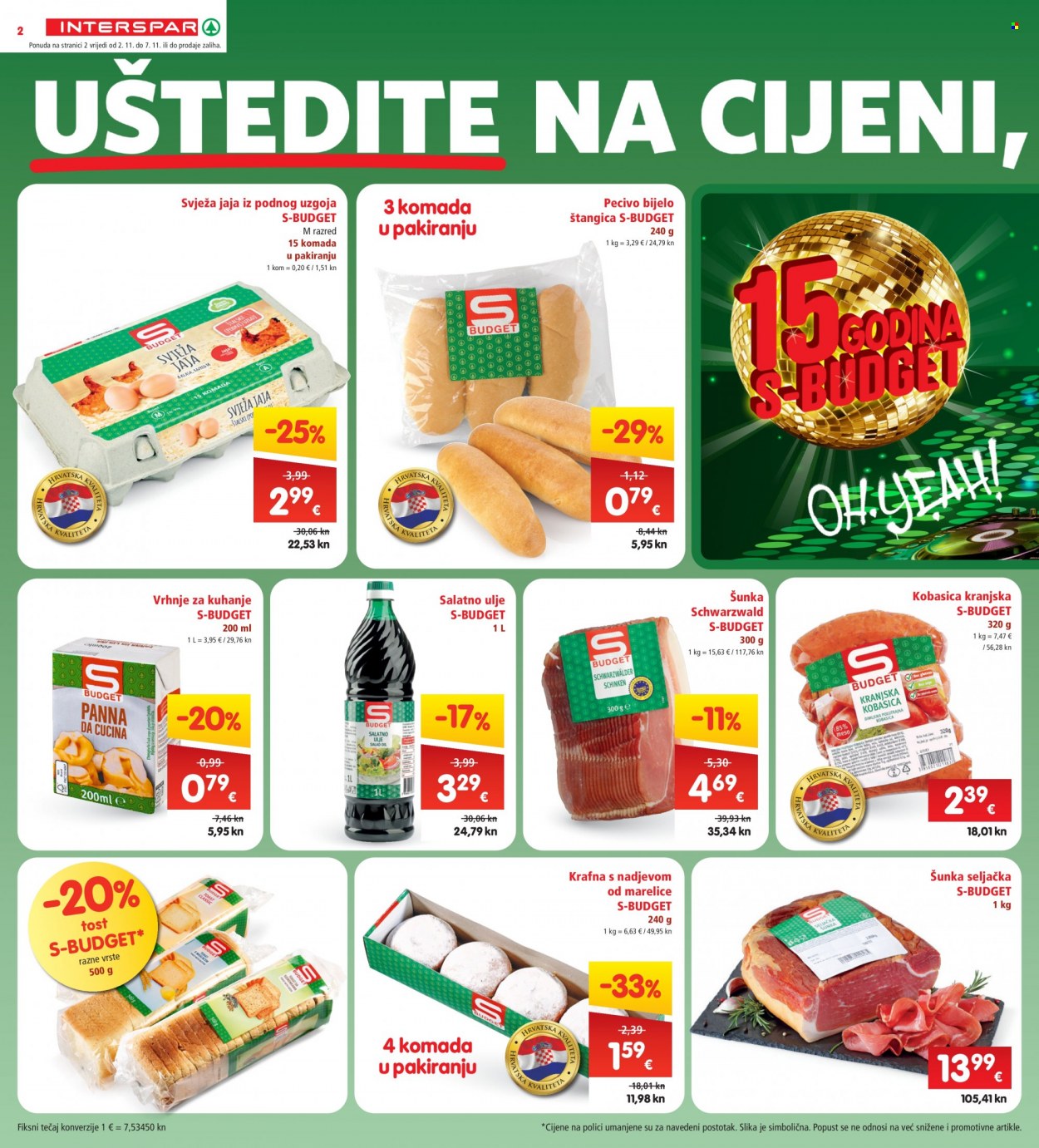 INTERSPAR katalog - 02.11.2023. - 07.11.2023. Stranica 2