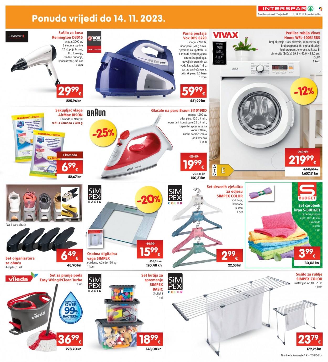 INTERSPAR katalog - 02.11.2023. - 07.11.2023. Stranica 17