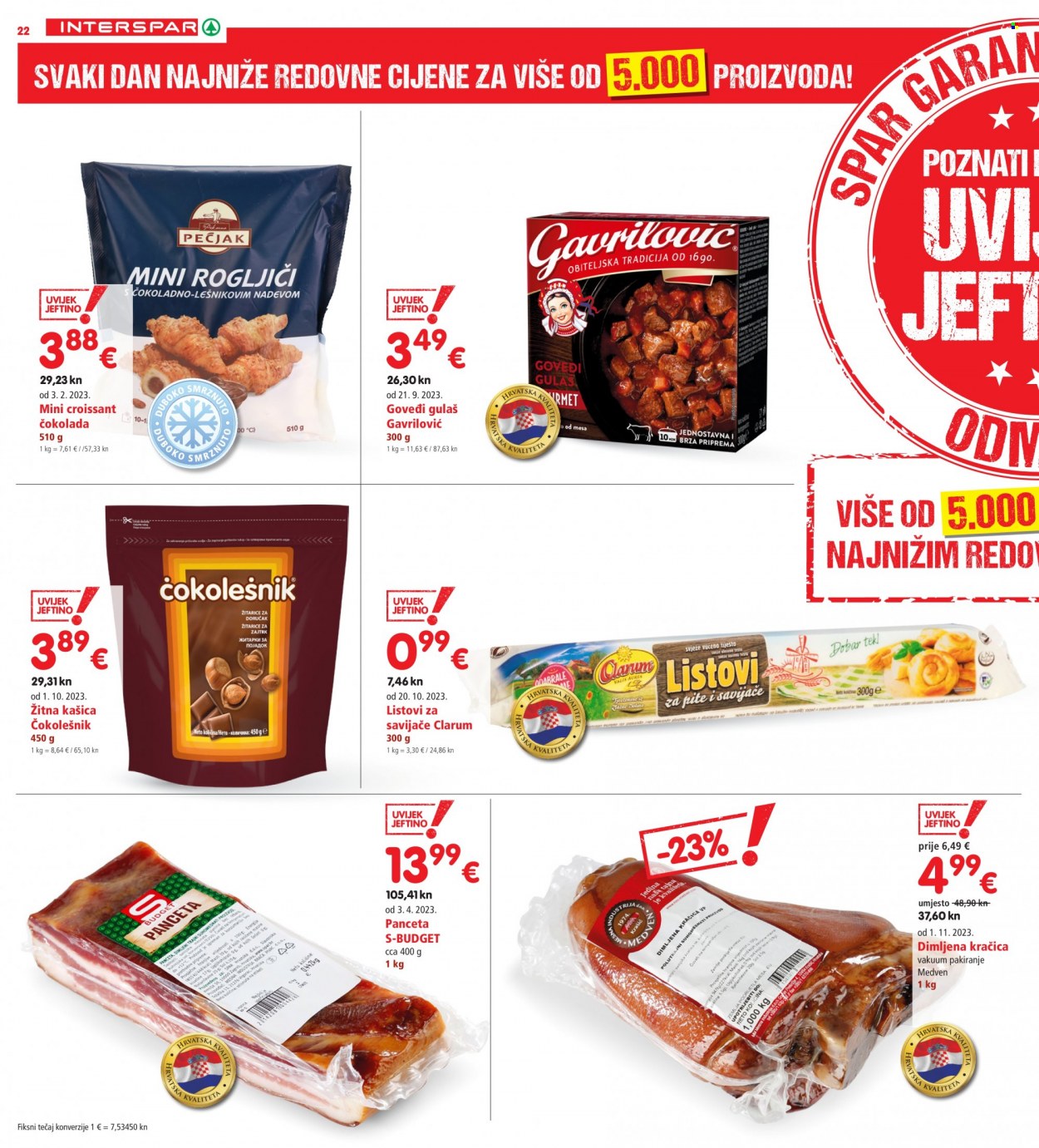 INTERSPAR katalog - 02.11.2023. - 07.11.2023. Stranica 22
