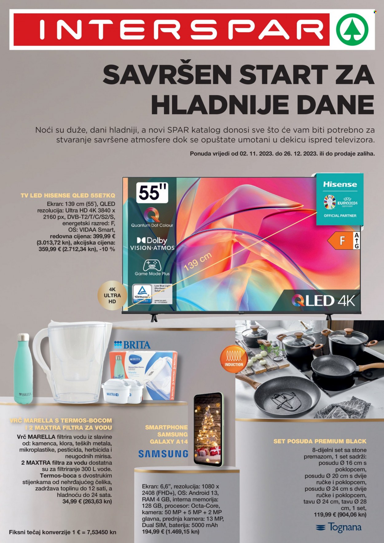 INTERSPAR katalog - 02.11.2023. - 26.12.2023. Stranica 1