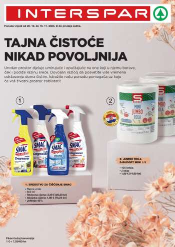 INTERSPAR katalog - 26.10.2023. - 15.11.2023.
