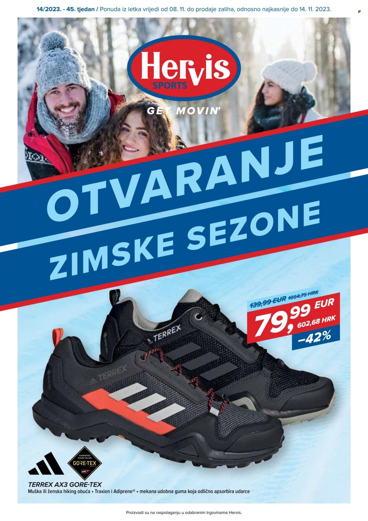 Hervis katalog - 08.11.2023. - 14.11.2023. Stranica 1