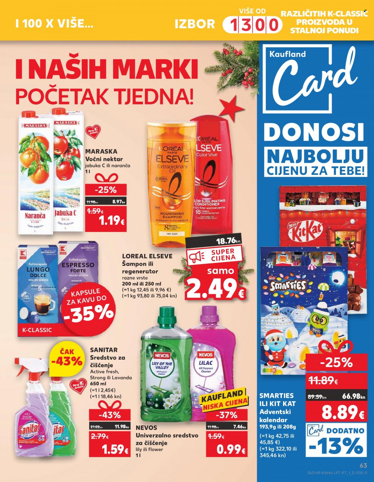 Kaufland katalog - 15.11.2023. - 21.11.2023. Stranica 63