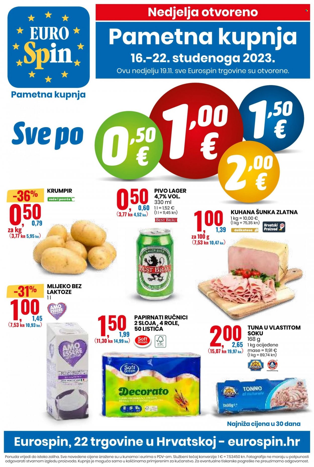 Eurospin katalog - 16.11.2023. - 22.11.2023. Stranica 1