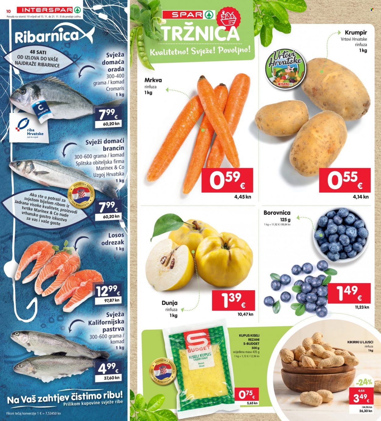 INTERSPAR katalog - 15.11.2023. - 21.11.2023. Stranica 10