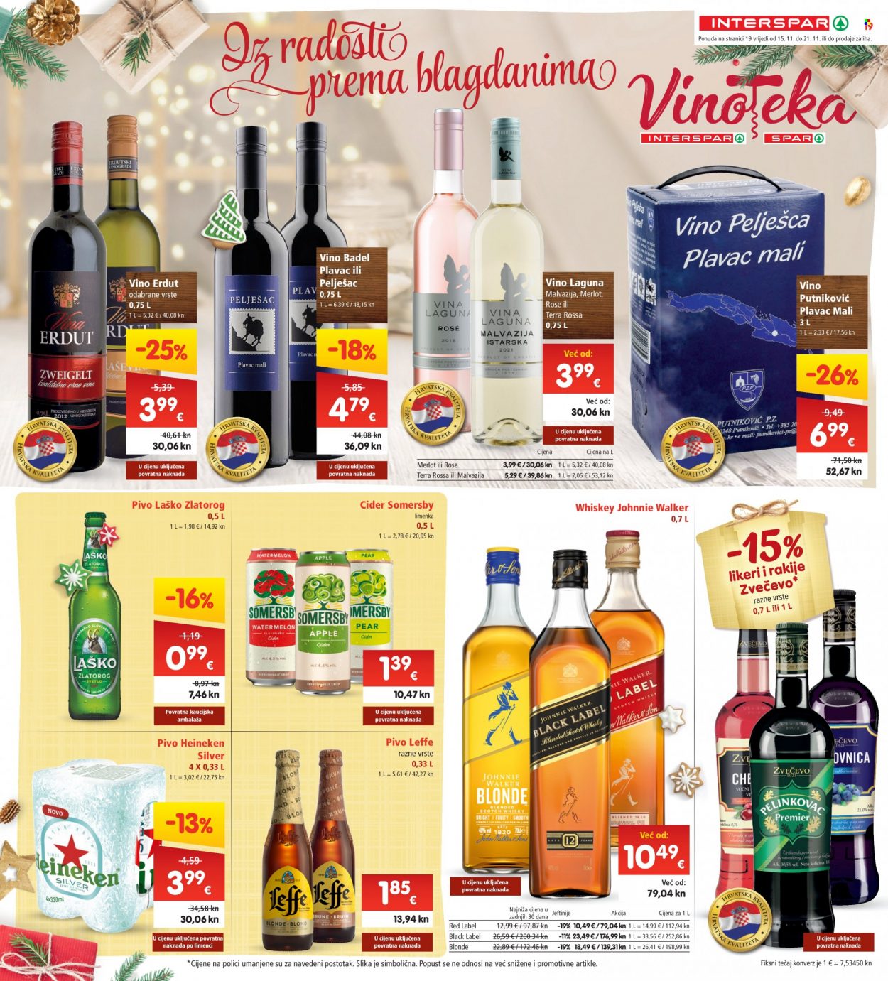 INTERSPAR katalog - 15.11.2023. - 21.11.2023. Stranica 19