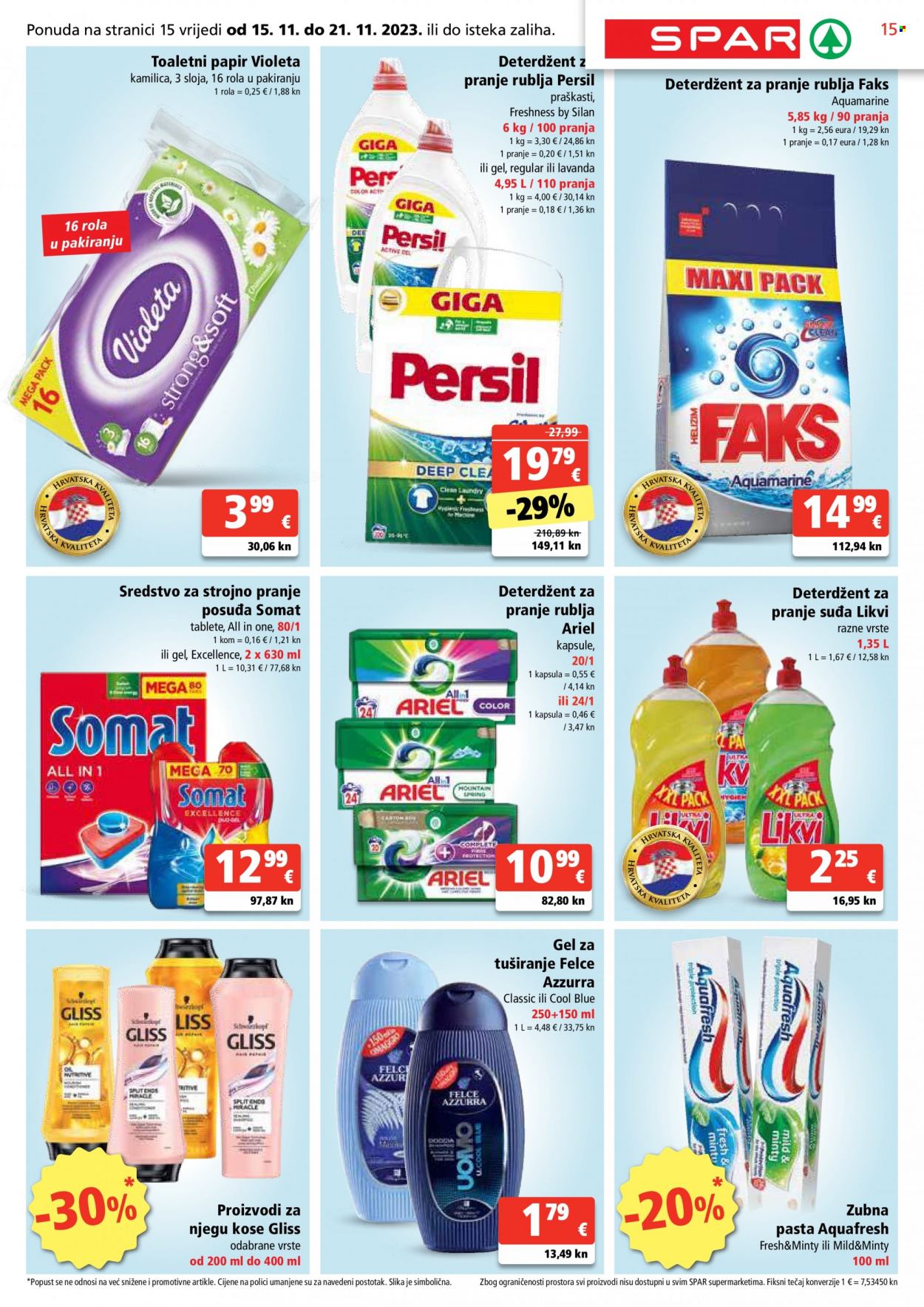 SPAR katalog - 15.11.2023. - 21.11.2023. Stranica 15